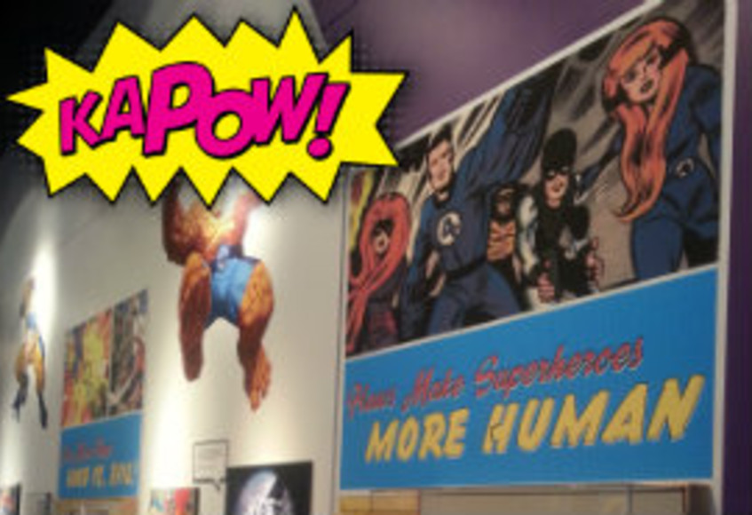 Entrance to the superhero gallery!!!