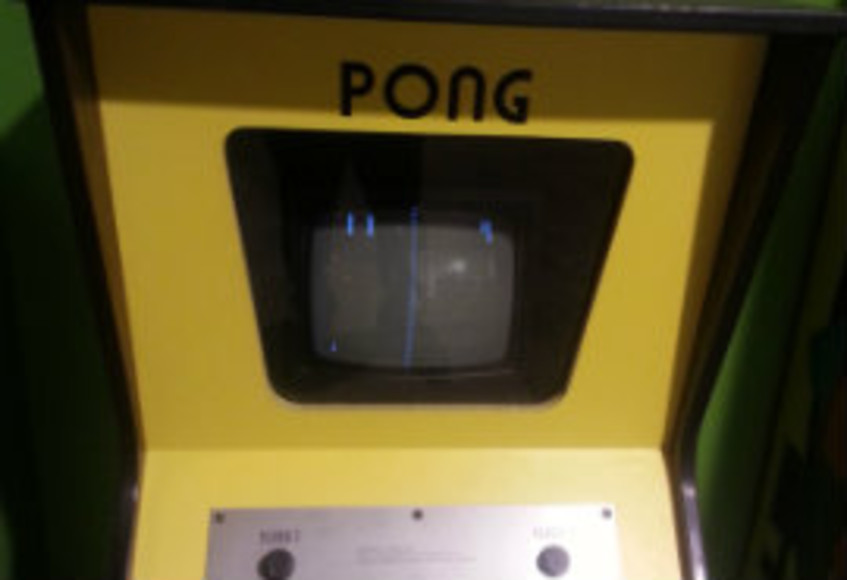 The original 'Pong' machine
