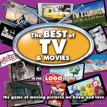 Spin Master Logo Board Game Best of TV & Movies