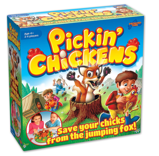 Multi-Coloured Drumond Park 1900"" Pickin Chickens Game Board
